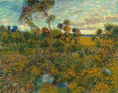 Sonnenuntergang bei Montmajour Vincent van Gogh